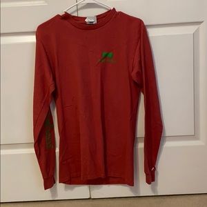 Red and green long sleeve simply Southern t-shirt